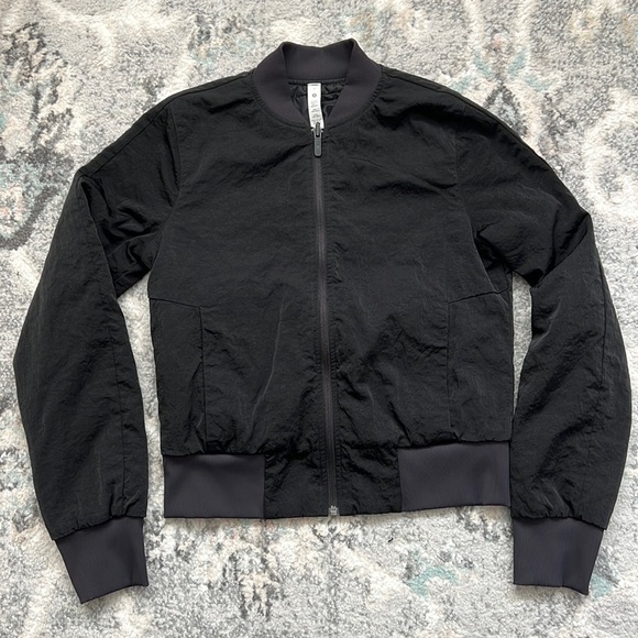 Lululemon Non-Stop Bomber Jacket in Black - Picture 1 of 13